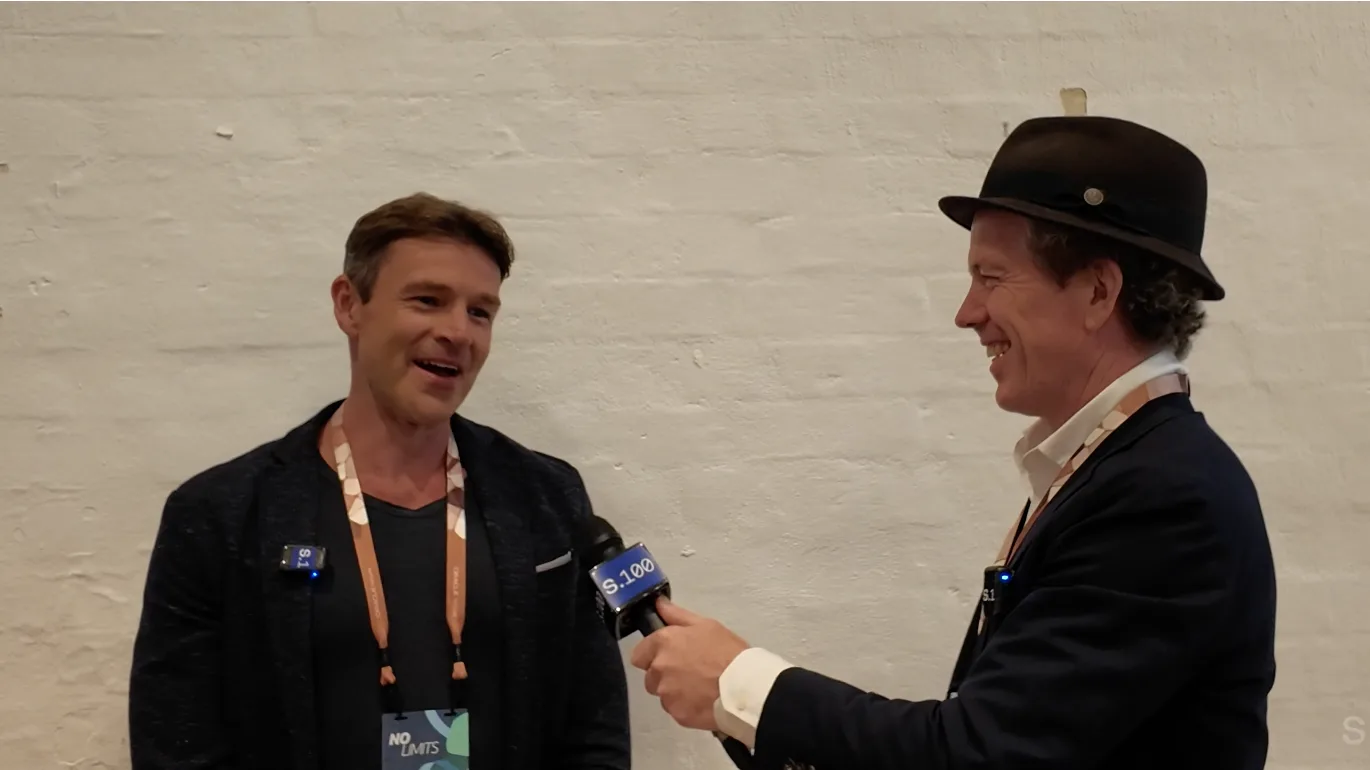 Scale100 presenter Sholto Macpherson interviews True Protein CFO Lachlan Cornwell at NetSuite SuiteConnect Sydney