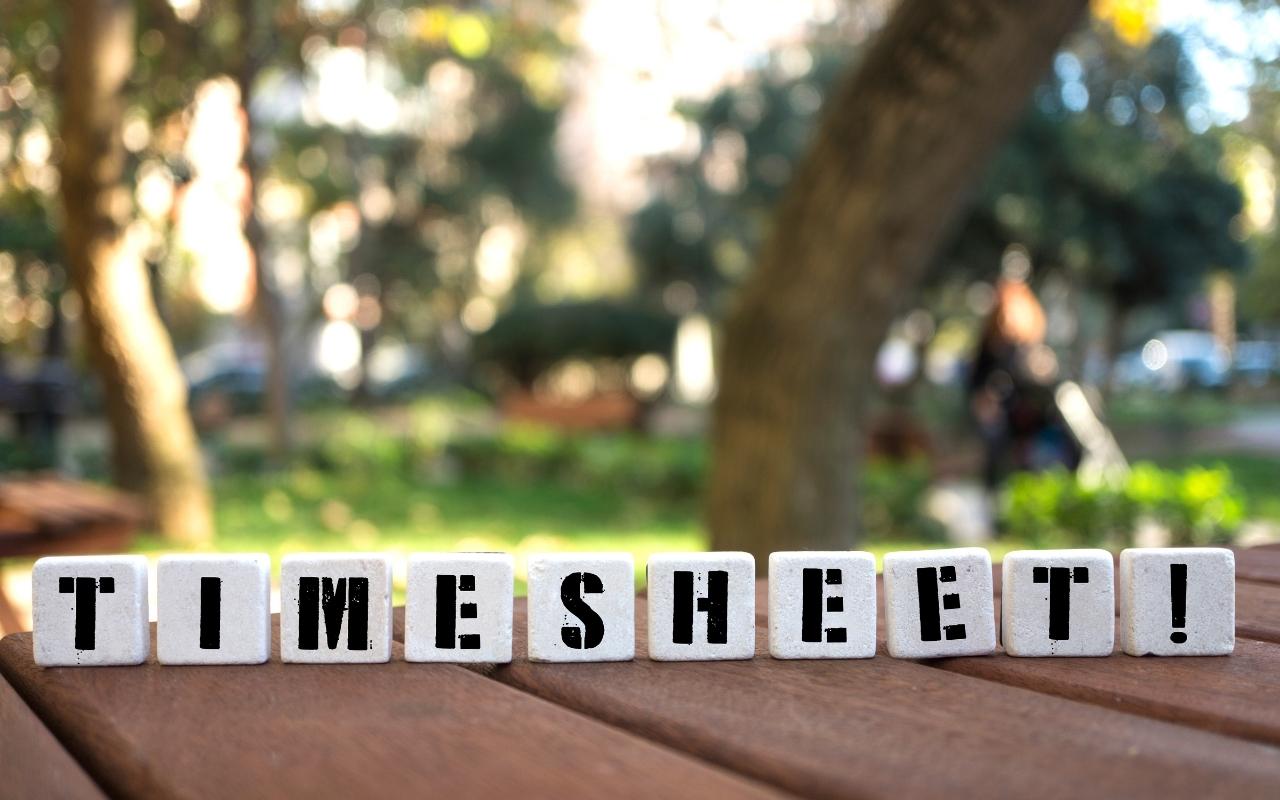 Employee timesheet.