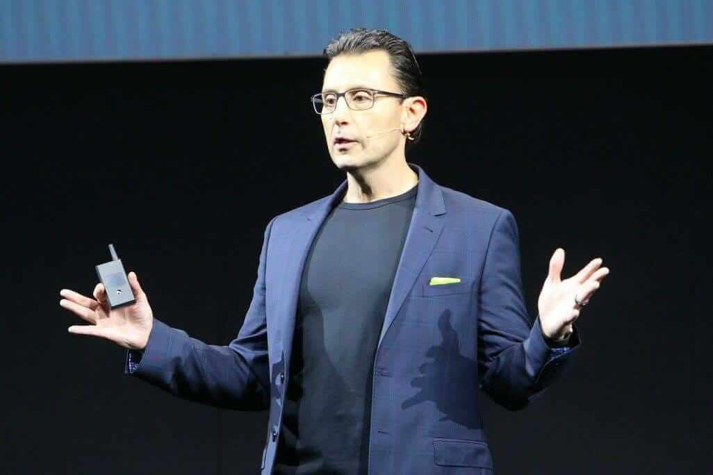 Sasan Goodarzi speaking at QuickBooks Connect 2017.