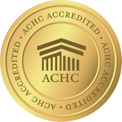 ACHC Accredited gold seal