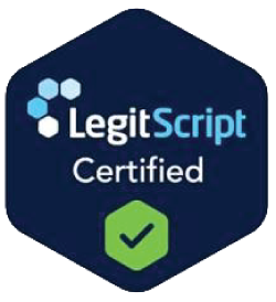 LegitScript Certified seal
