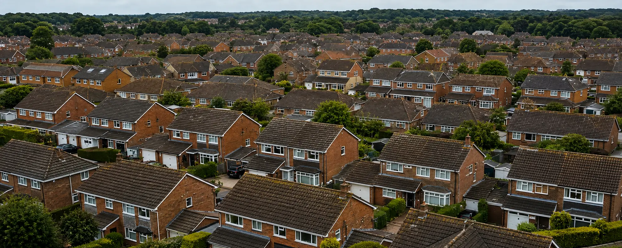 Waterlooville and the villages around it are mostly postwar and later, with coverings now old enough to need decisions. We inspect, repair and replace roofs across Waterlooville, Cowplain and Purbrook.