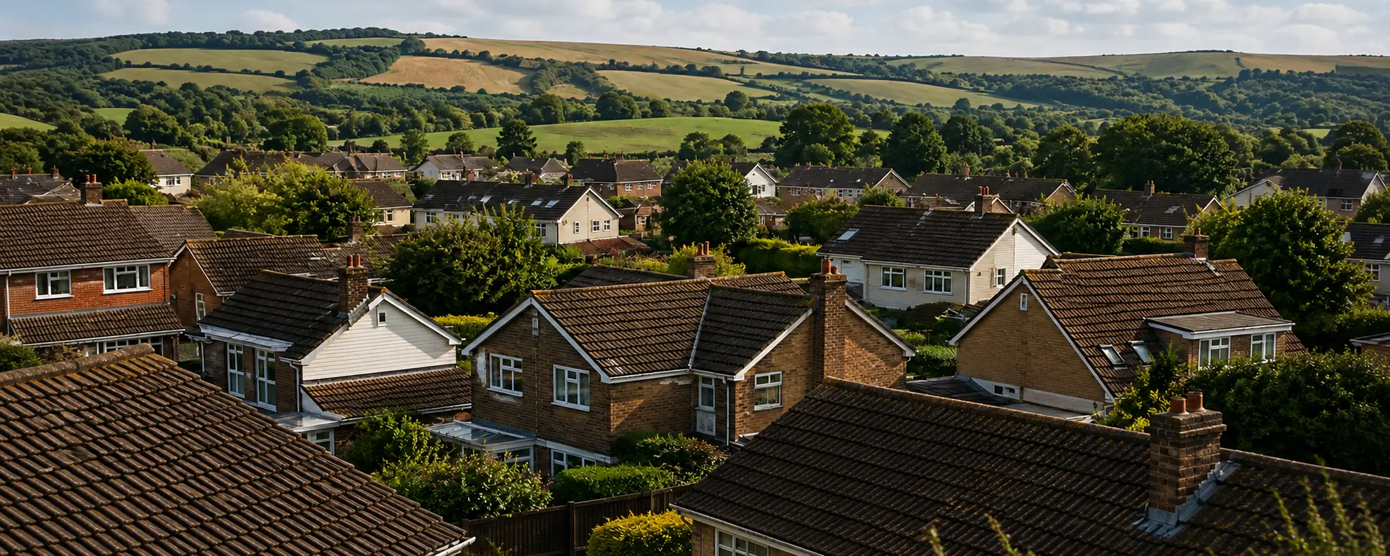 Clanfield sits high on the South Downs, and roofs here take wind that lower villages never see. We repair and replace roofs across Clanfield, Chalton and the surrounding downland.