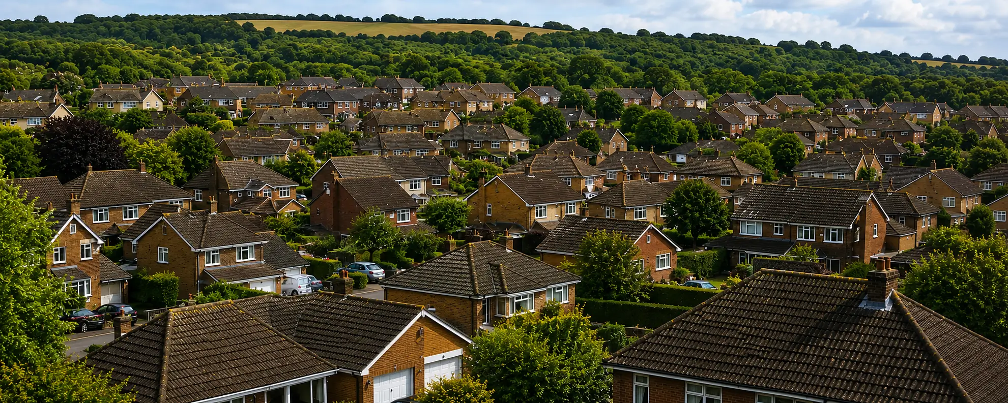 Horndean pairs a Victorian brewery village core with decades of estate housing on the downs above it. We inspect, repair and replace roofs across Horndean, Catherington and Blendworth.