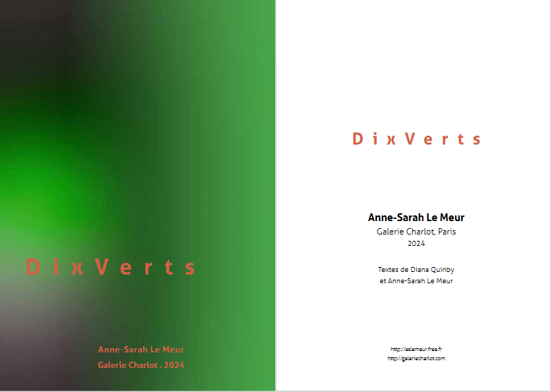 Anne-Sarah Le Meur. DixVerts