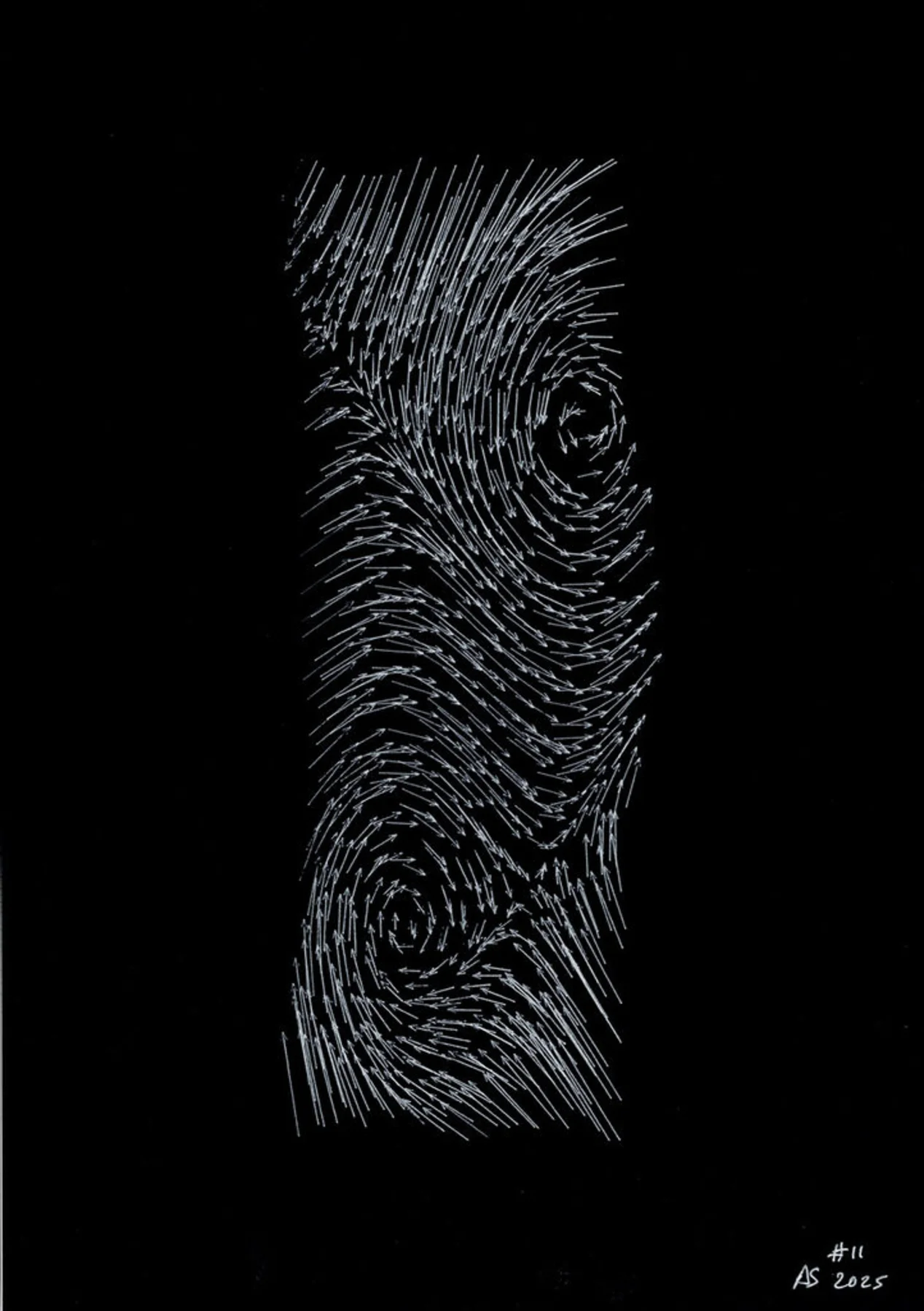 Vector Forces 11, 2025, œuvre de Antoine Schmitt — Galerie Charlot