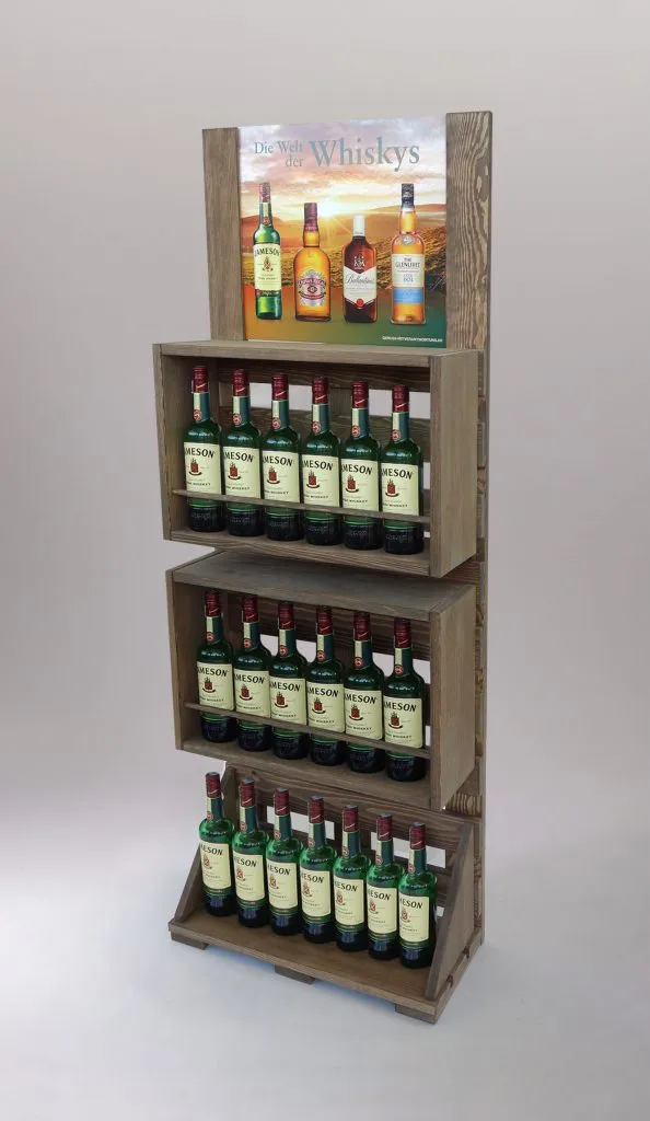 Wooden Ricard stand display