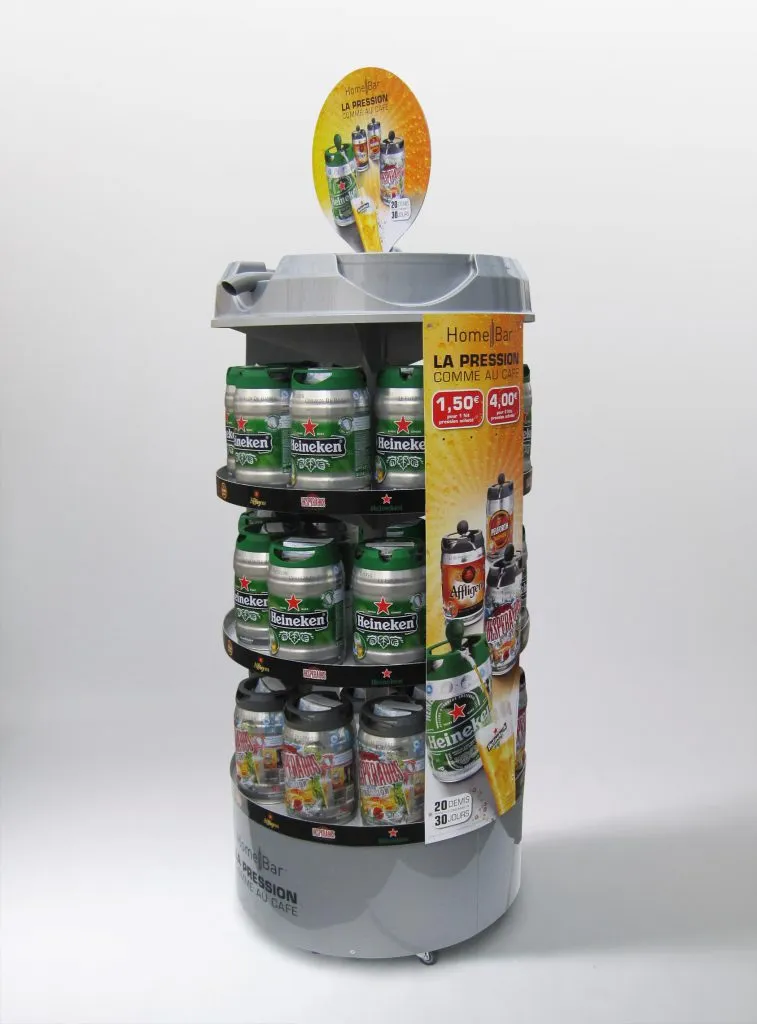 Heineken furniture display