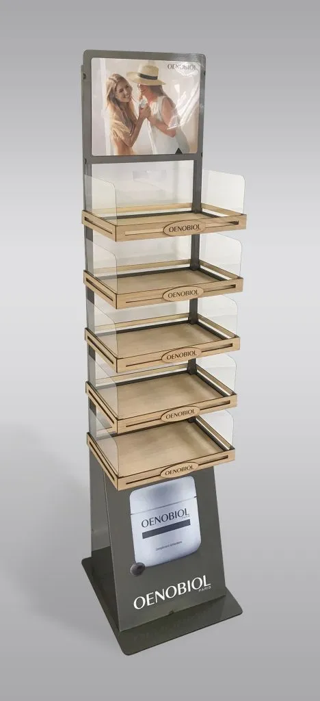Oenobiol stand display