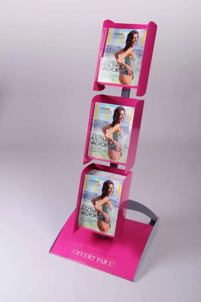 Elle magazine stand display