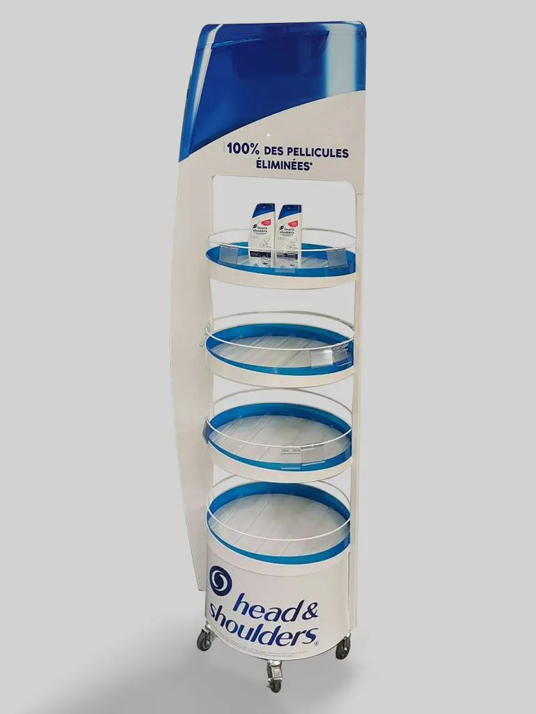 Head and Shoulders stand display