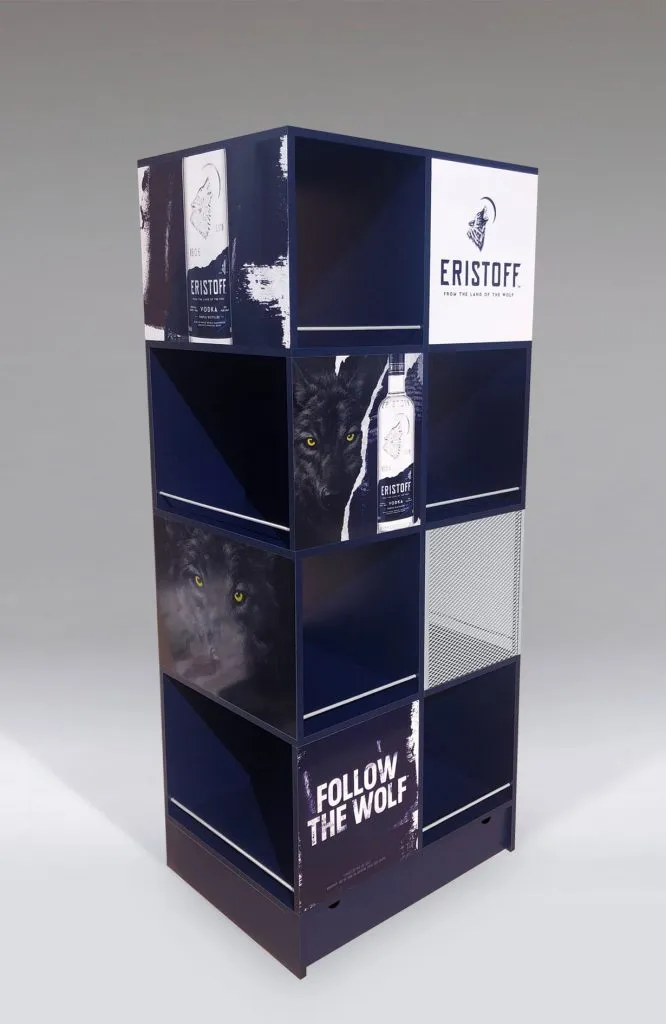 Eristoff stand display