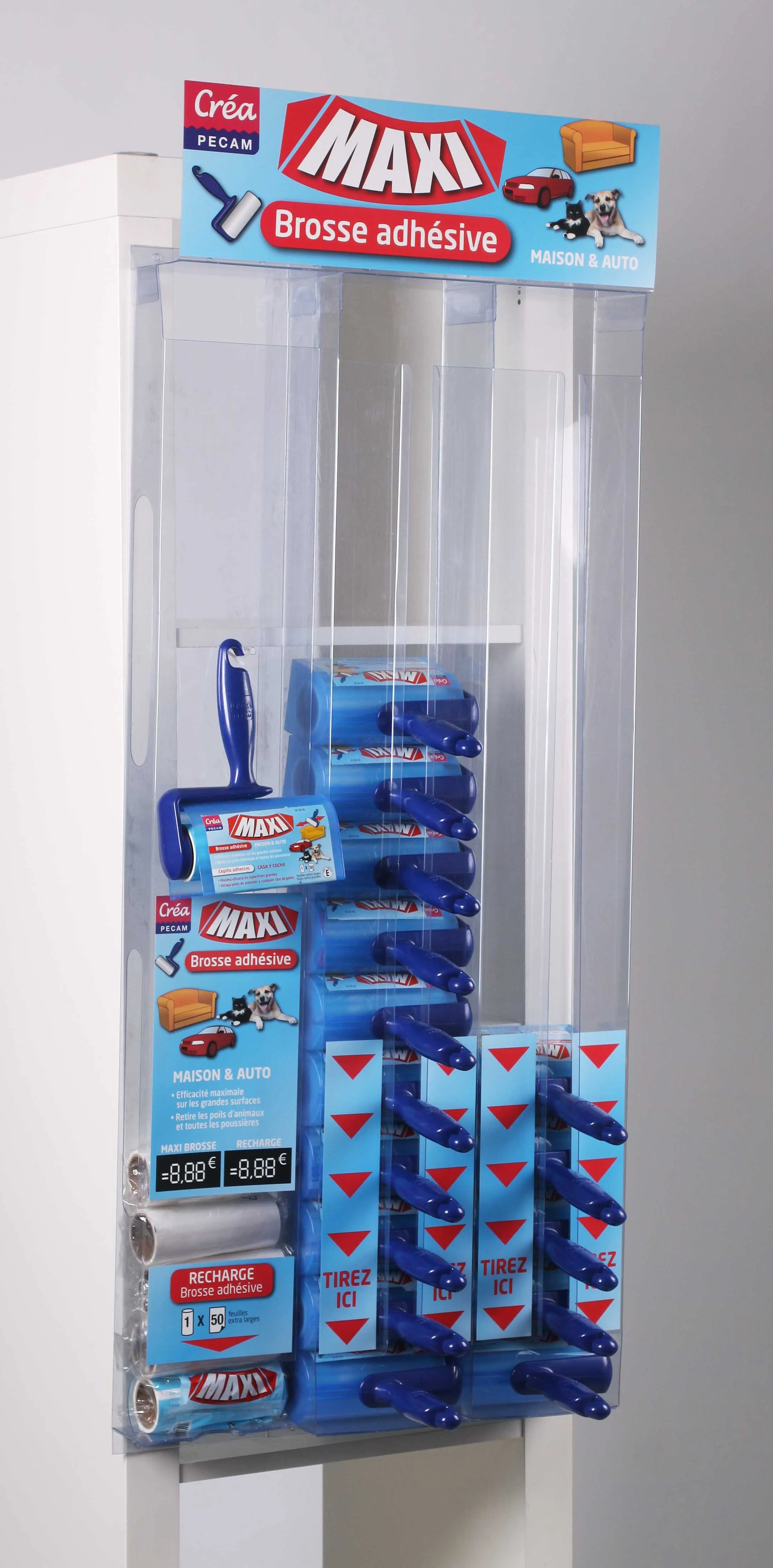 Brush point-of-sale display