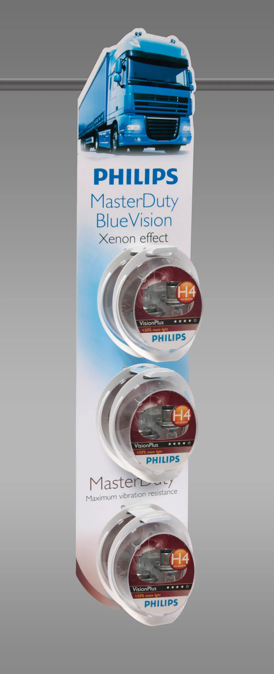 Philips clip strip display