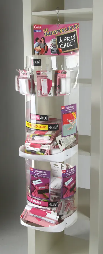 Bulk haberdashery display