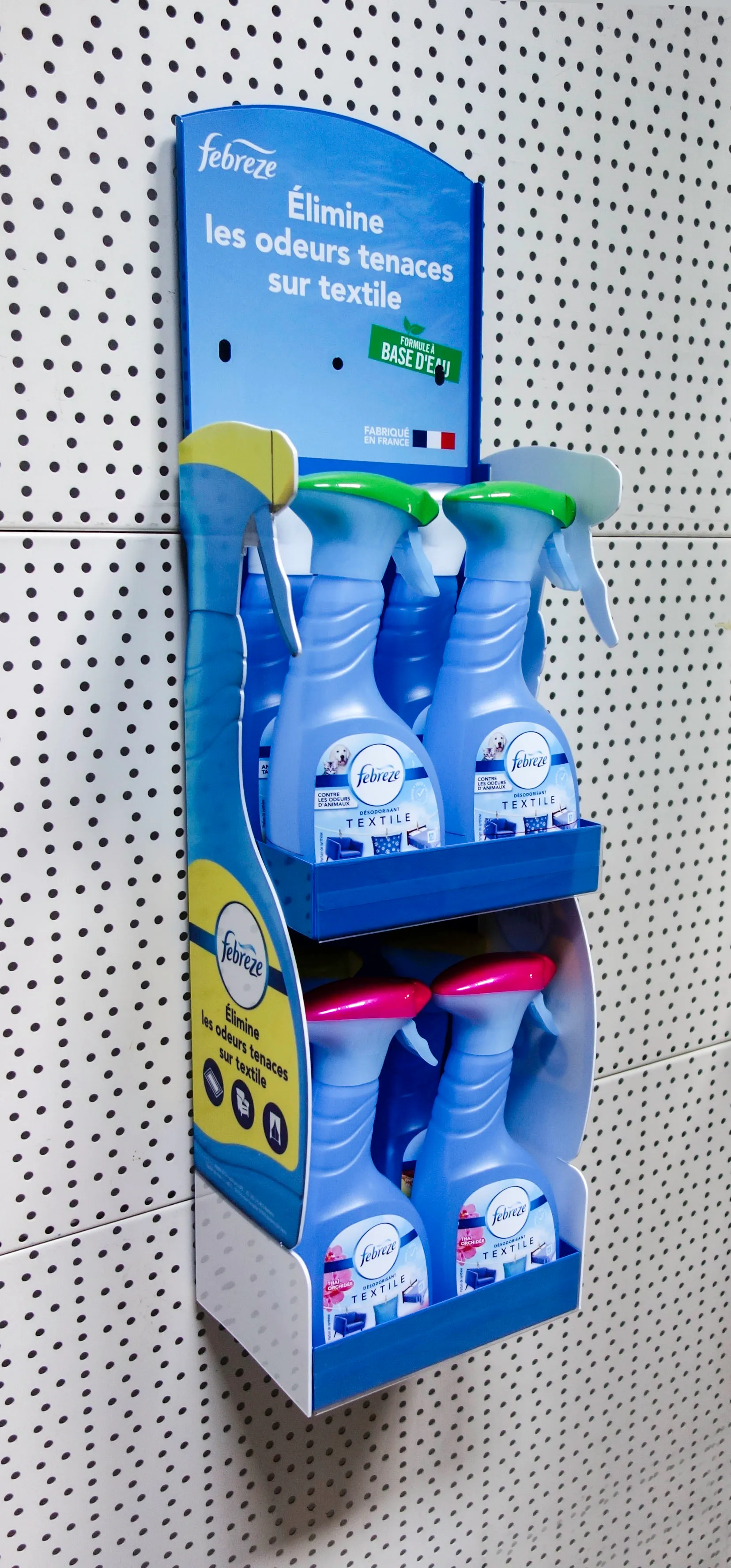 Febreze cross-merchandising display