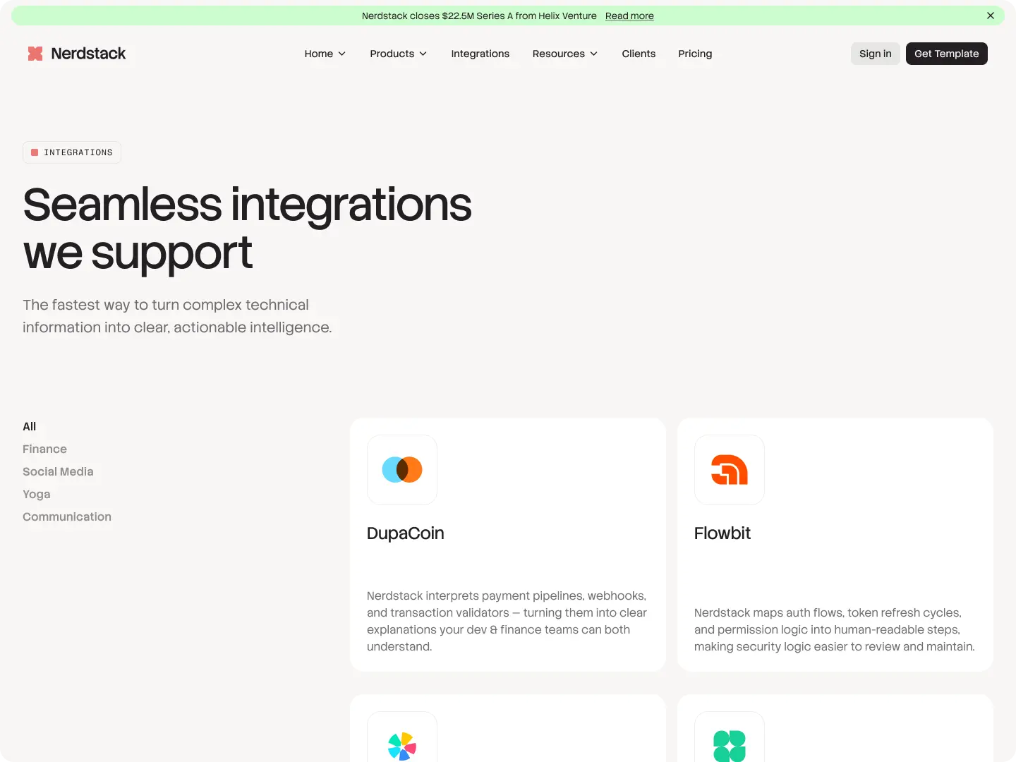 Integrations