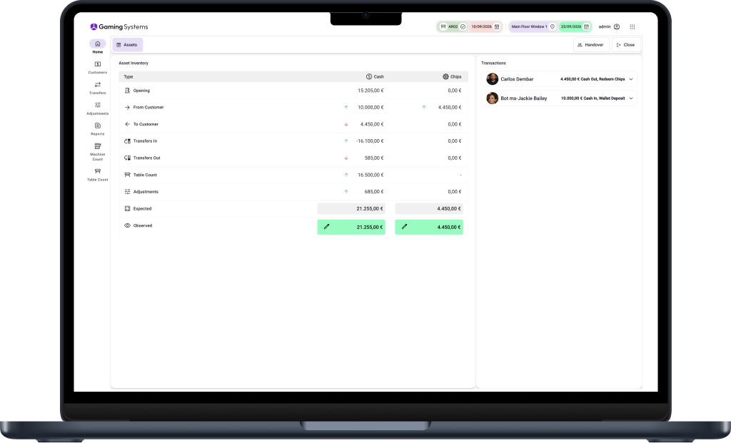 Points Wallet screen redeeming points to a cash account