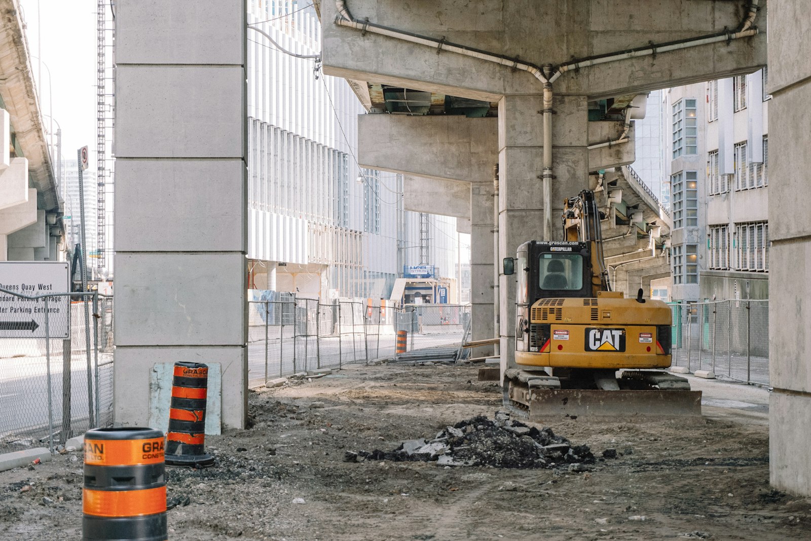 Heavy equipment on a demolition and site preparation project | Westside Construction Group