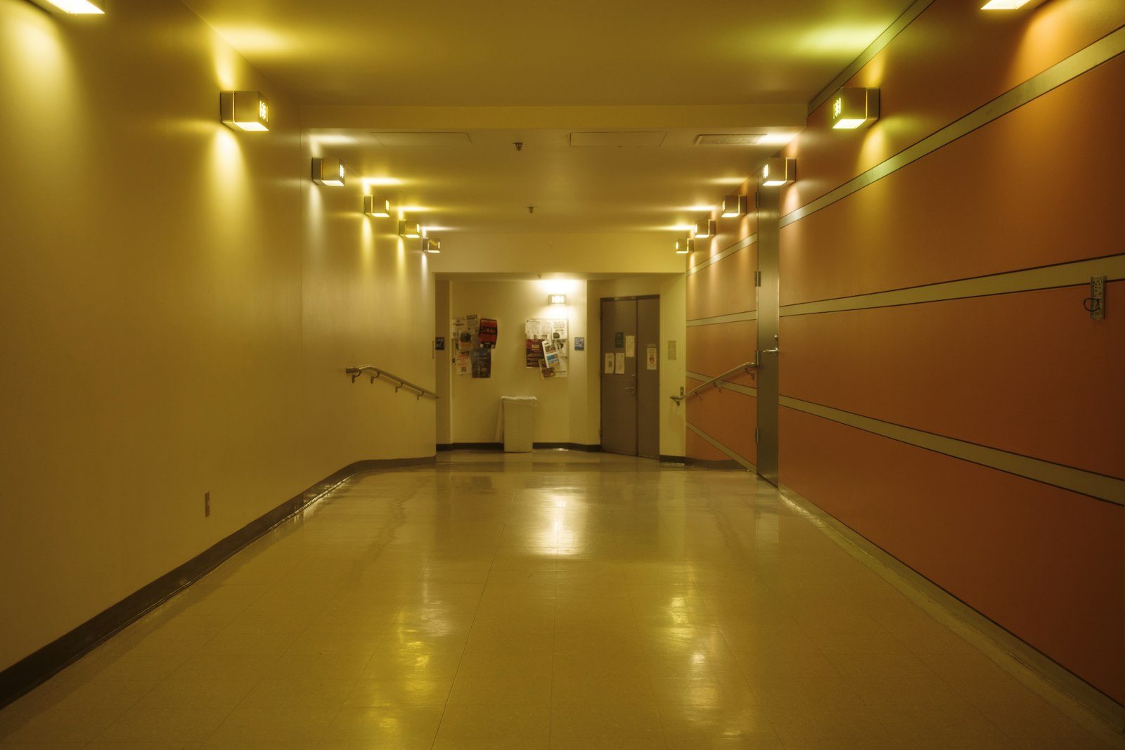 Well-lit hospital corridor | Westside Construction Group