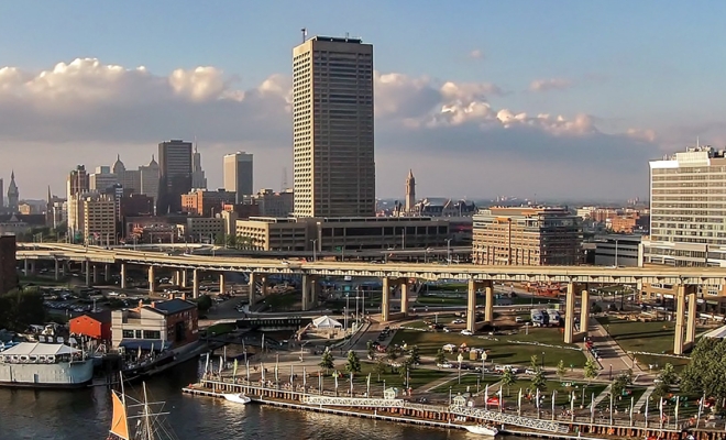 Buffalo waterfront view from New York Governor image source