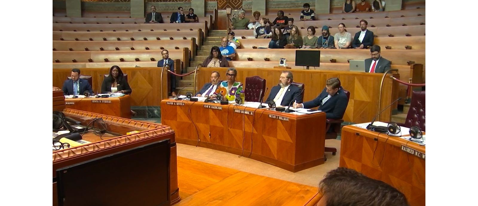 Buffalo Common Council meeting in council chambers