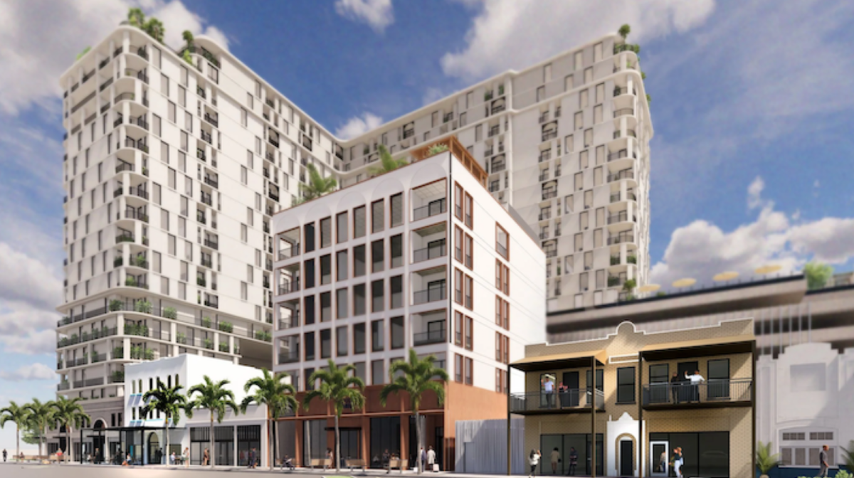 Rendering of EDGE Collective II, a 20-story, 330-unit residential tower planned in St. Petersburg's EDGE District | Westside Construction Group