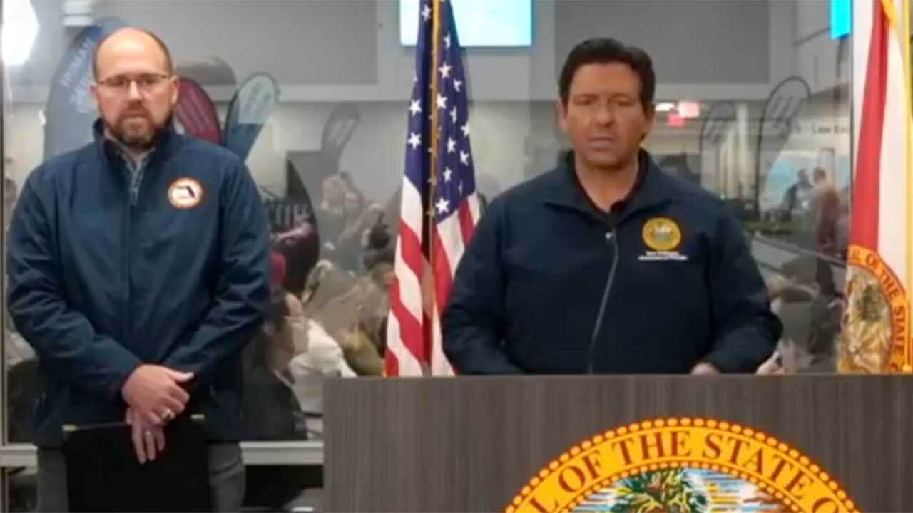 Florida Governor Ron DeSantis speaks at a Hurricane Isaias recovery briefing at the State Emergency Operations Center in Tallahassee | Westside Construction Group