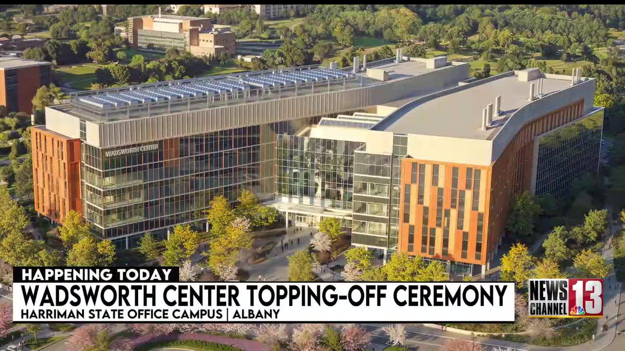 Topping-off ceremony for the new Wadsworth Center Laboratory steel frame at the Harriman State Office Campus in Albany | Westside Construction Group
