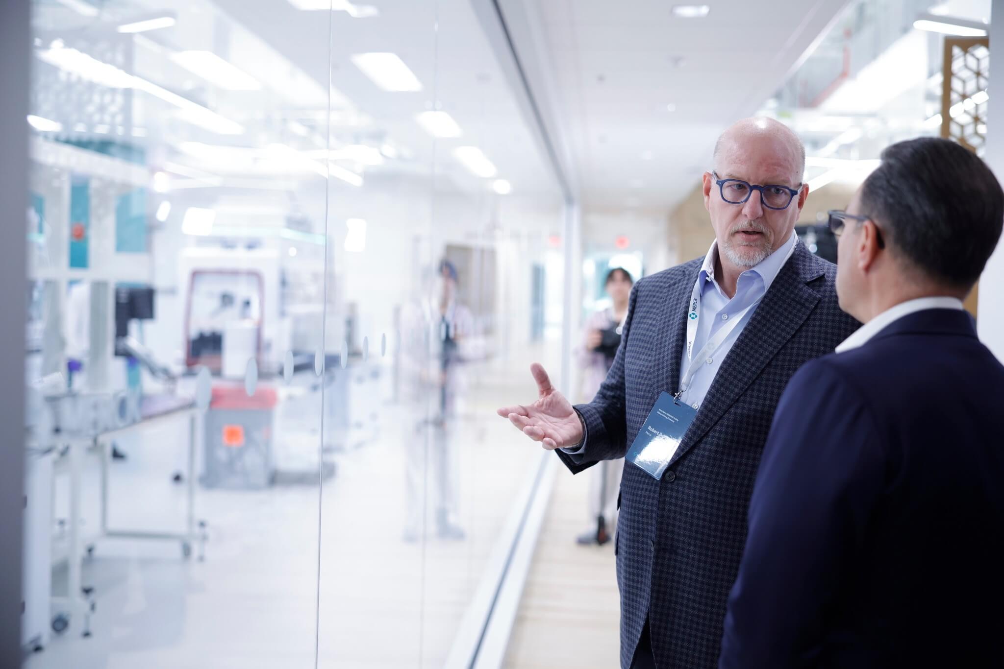 Pennsylvania Governor Josh Shapiro touring Merck's new ADVANCE research facility at the West Point campus | Westside Construction Group