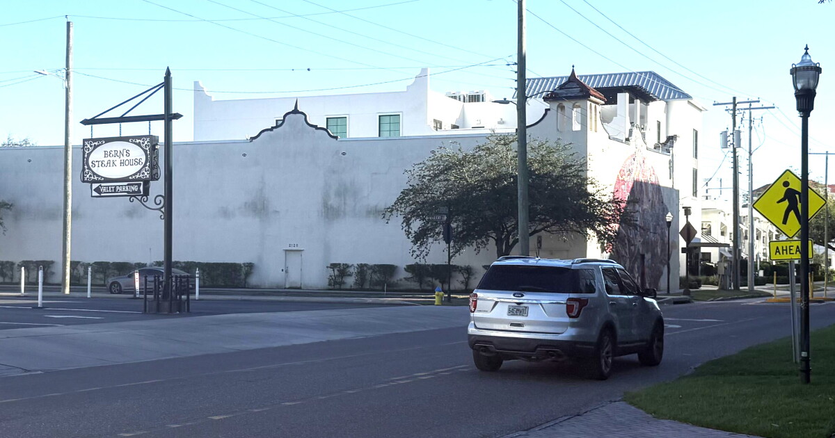 Bern's Steak House on South Howard Avenue in Tampa, along the route of the planned flood relief project | Westside Construction Group