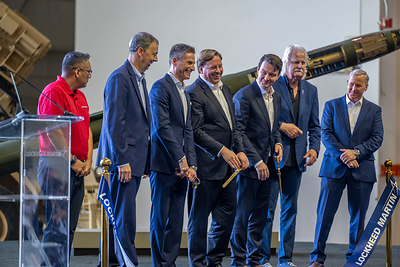 Lockheed Martin ribbon cutting for the expansion of its Grand Prairie, Texas munitions plant | Westside Construction Group
