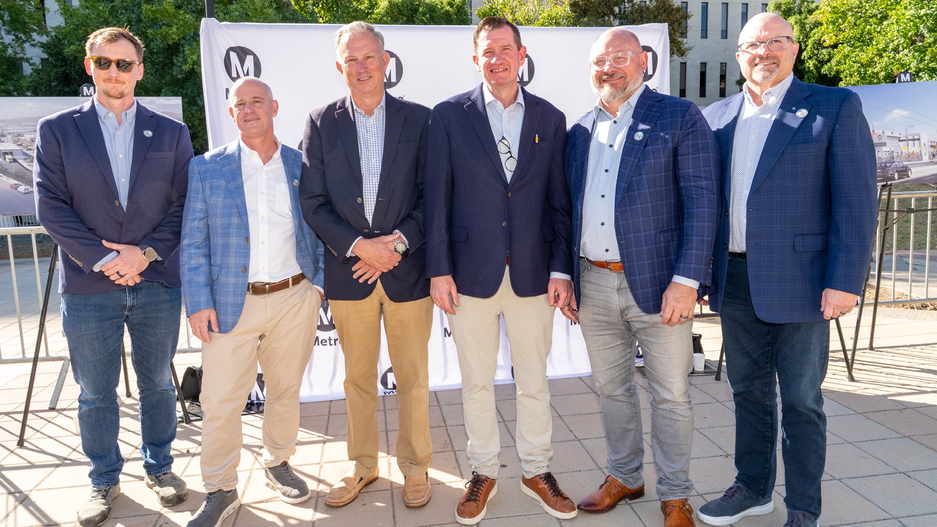 Skanska, Stacy Witbeck and LA Metro leaders at the East San Fernando Valley light rail groundbreaking in Van Nuys | Westside Construction Group