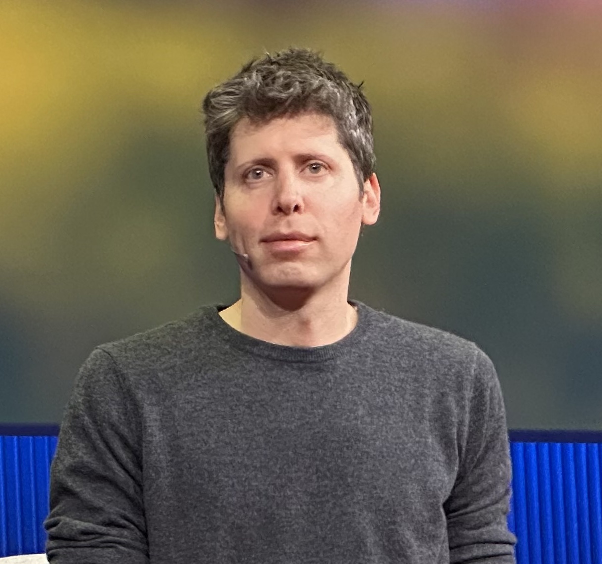 OpenAI chief executive Sam Altman speaking at TED in April 2025