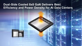 Official press image: Renesas GaN device adds dual-side cooling for 800V AI racks