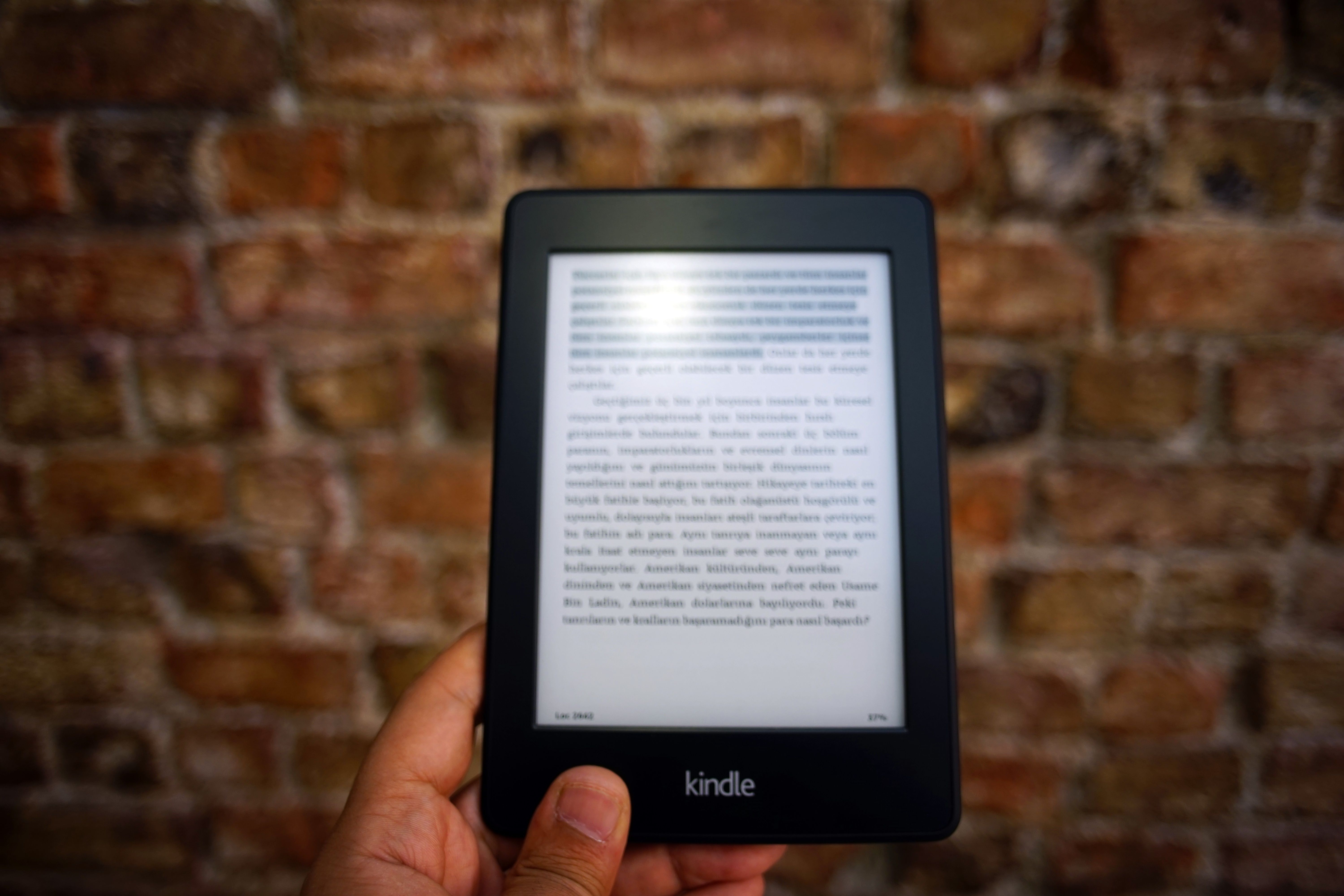 Archive photograph of an earlier Kindle, not the newly announced model.