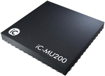 iC-MU product artwork supplied with Mouser’s stocking announcement.