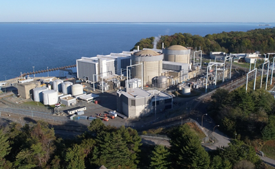 Calvert Cliffs in Maryland. The power station’s output will continue to flow to the PJM grid.