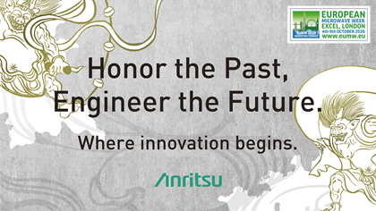 Anritsu Tensor vector network analyser featured for European Microwave Week 2026