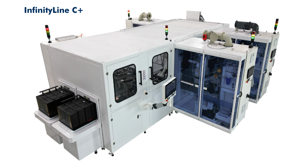SCHMID InfinityLine C+ wet-processing cluster for advanced packaging panels