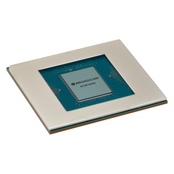 Broadcom Tomahawk 5 switch silicon, a platform listed as supporting MRC