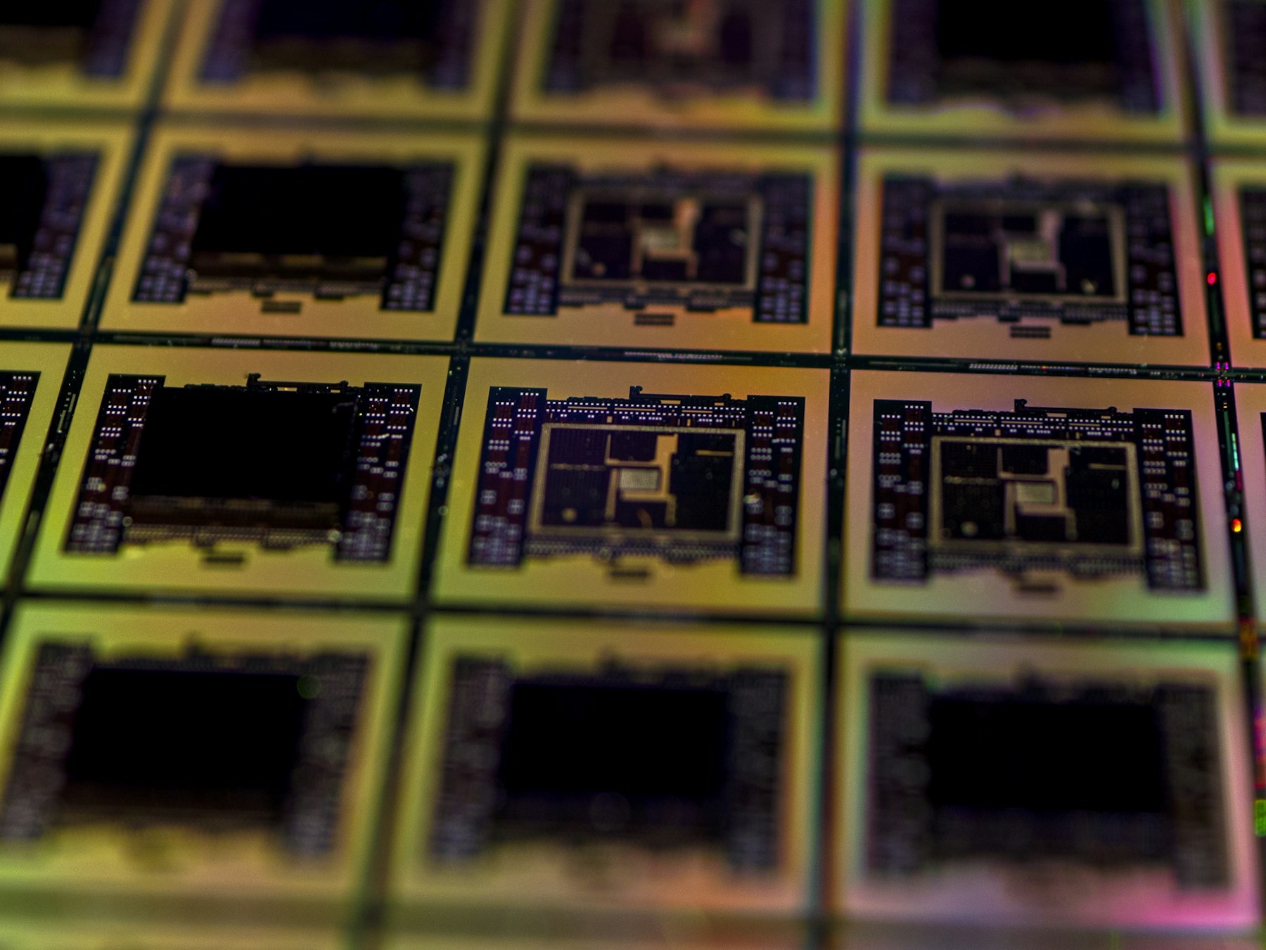 Silicon wafer, illustrative semiconductor manufacturing image