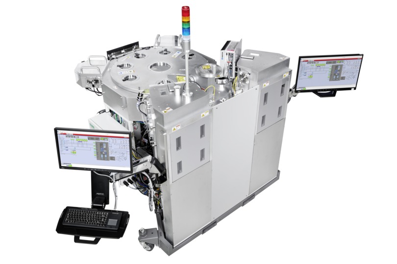AIXTRON’s G10-AsP deposition system. The photograph shows an existing product, not a newly launched machine.