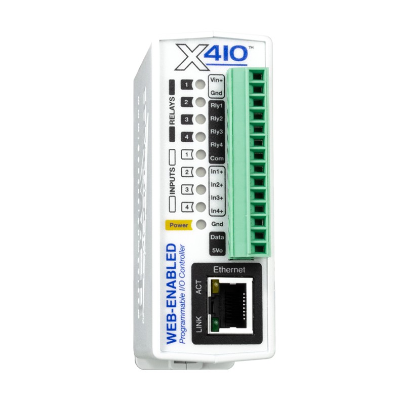 ControlByWeb’s X-410 industrial I/O controller. Image: ControlByWeb.