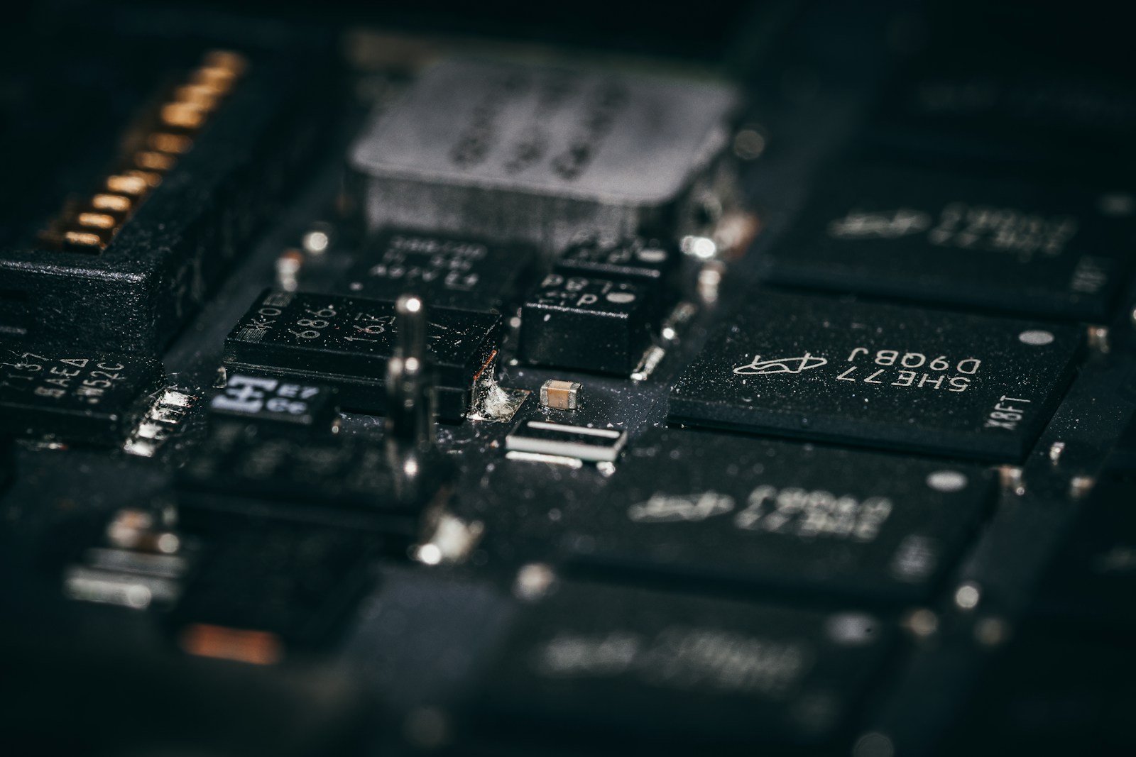 Illustrative electronics photograph; not a product associated with the ESD Alliance report.