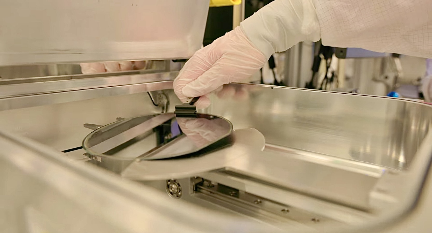 Wafer removal from semiconductor processing equipment