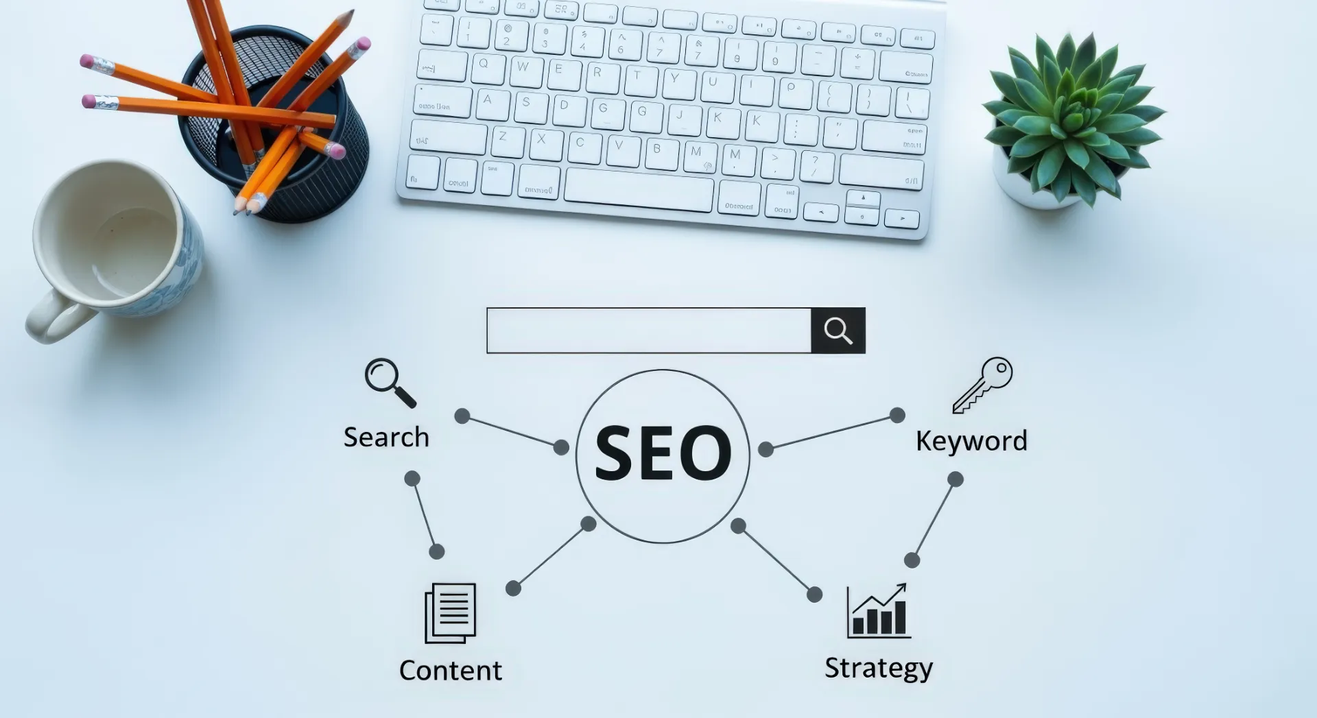 Illustration representing Google Business Profile optimization for local SEO