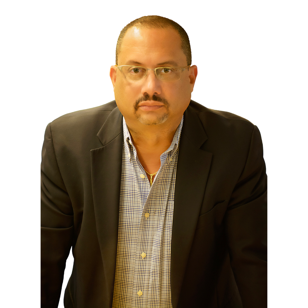 Nicholas Gomez, Founder of Blewstream, black and white portrait