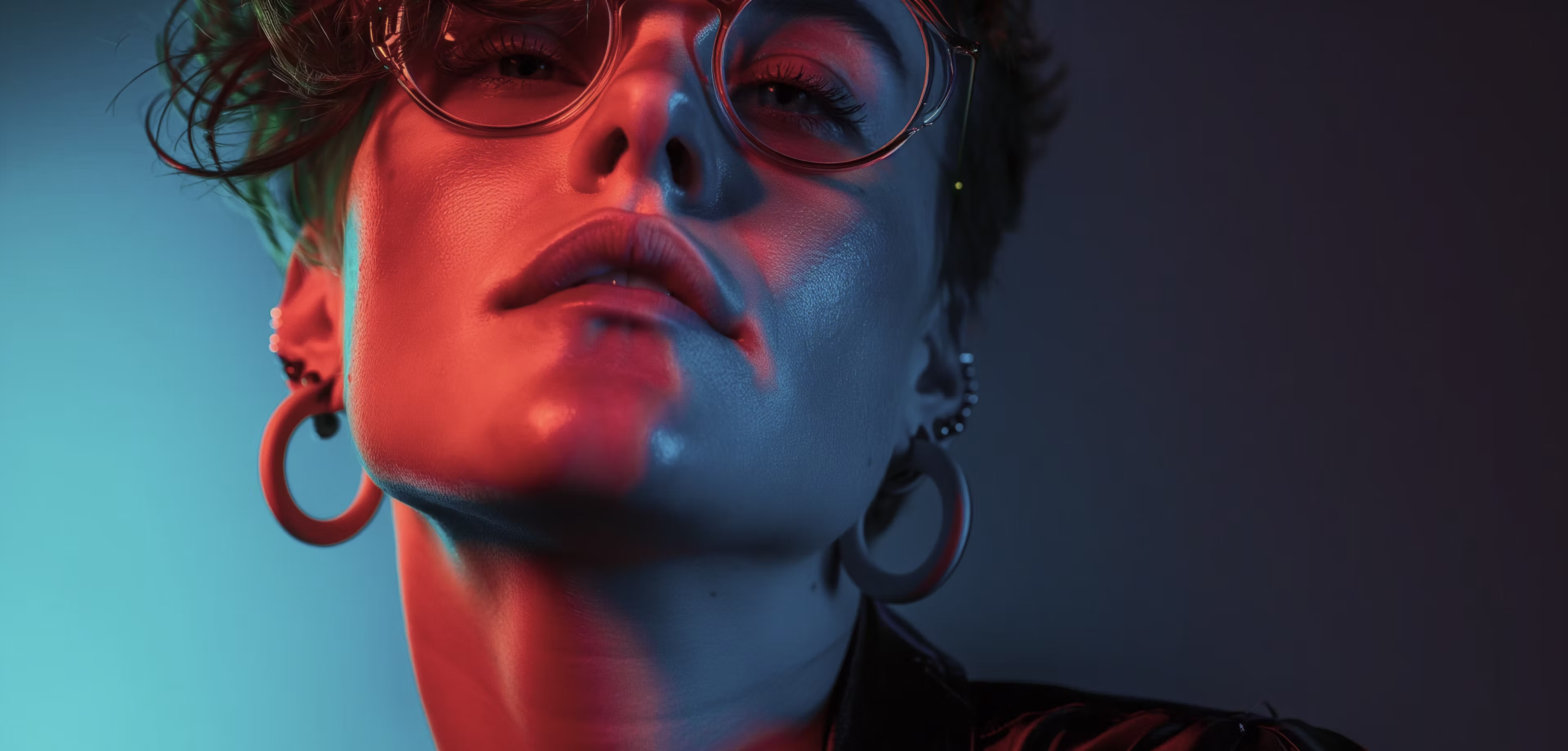 Dramatic portrait