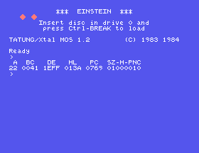 Two light red diamonds on the second row of the boot screen